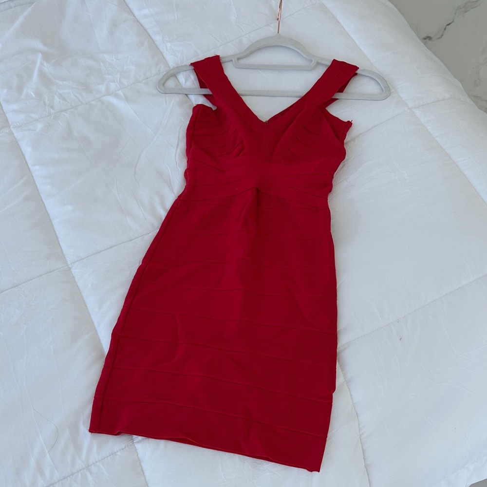 BEBE Vintage bandage Mini Dress